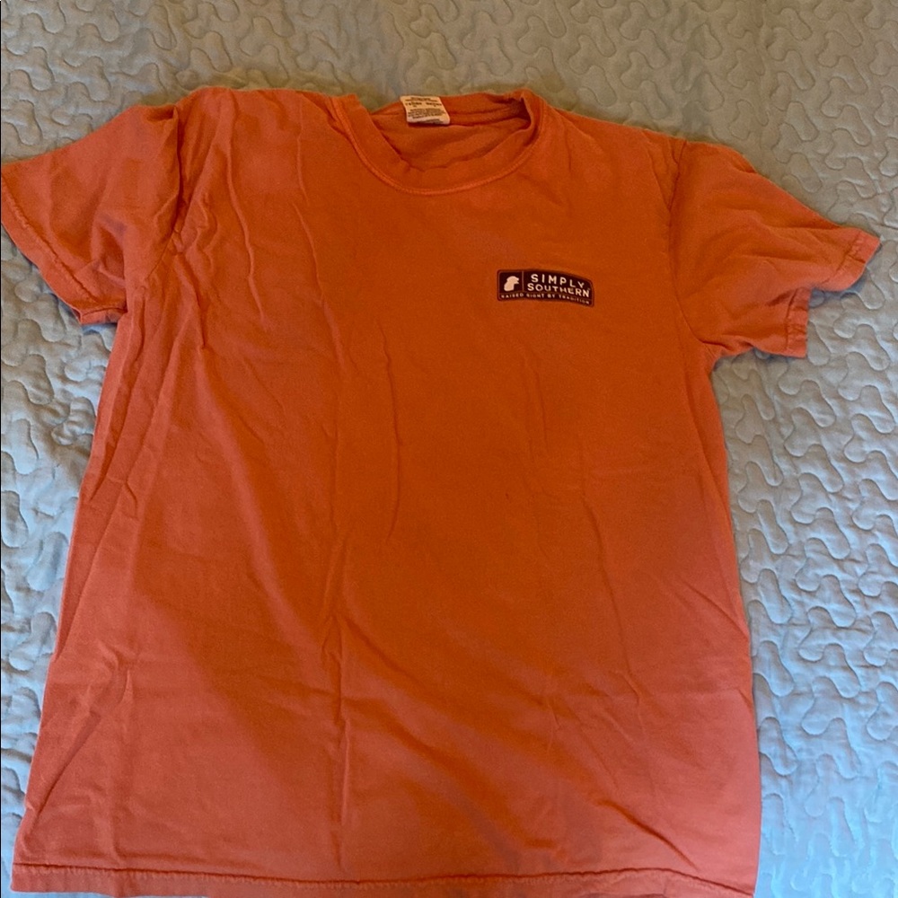 Simply Southern Orange Short Sleeve Tee